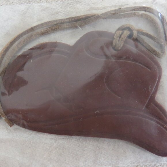 NEW Air Flair Callahan Leather Car Air Freshener - Cowboy Cologne - Cowboy Hat - Picture 5 of 8